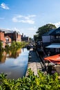 The Shropshire Union Canal at Chester, Cheshire, UK