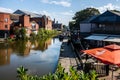 The Shropshire Union Canal at Chester, Cheshire, UK