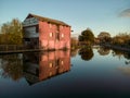 Shropshire Union Canal in Ellesmere, UK