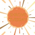 Shrove tuesday with sun pancake