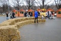 Shrovetide (Pancake week) decoration made of hays