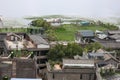 The Shuanglang Ancient Town in Dali is located by Erhai Lake and is an ancient Naxi town Royalty Free Stock Photo