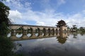 The Shuanglong Bridge is located on the Lujiang River and Tachong River