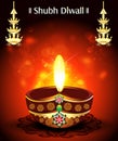 Shubh diwali Deepak Background
