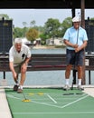 Shuffleboard Competition Royalty Free Stock Photo