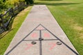 Shuffleboard court Royalty Free Stock Photo