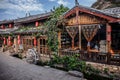 Shuhe, Lijiang, UNESCO World Heritage Site. On the street of ancient town. Royalty Free Stock Photo