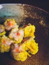 Shumai a Dim Sum Chinese dumplings food Royalty Free Stock Photo