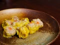 Shumai a Dim Sum Chinese dumplings food Royalty Free Stock Photo