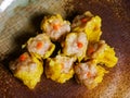 Shumai a Dim Sum Chinese dumplings food Royalty Free Stock Photo