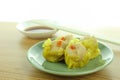 Shumai , siu mai - chinese steamed pork dumplings Royalty Free Stock Photo