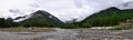 Shumak River on a cloudy day