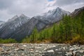 Shumak River in mountains Eastern Sayan