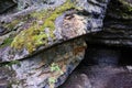 Shungit abandoned mine in Shunga, Russia