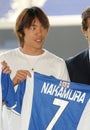 Shunsuke Nakamura presentation Royalty Free Stock Photo
