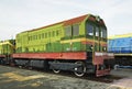 Shunting locomotive in railway museum. Brest. Belarus Royalty Free Stock Photo