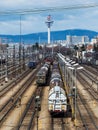 Shunting in vienna Royalty Free Stock Photo