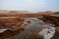 Shur River in Lut desert of Iran Royalty Free Stock Photo