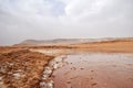 Shur River in Lut desert , Kerman , Iran Royalty Free Stock Photo