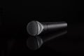 Shure SM58S Microphone on a black background