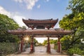 Shureimon gate of Shuri Castle`s in the Shuri neighborhood of Naha, the capital of Okinawa Prefecture, Japan