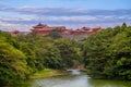 Shuri castle, a Ryukyuan gusuku in Shuri, Okinawa Royalty Free Stock Photo