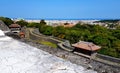 Shurijo Castle Walls and Naha View