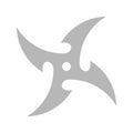 Shuriken icon vector image. Suitable for mobile apps, web apps and print media.