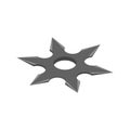 Shuriken isometric 3d icon Royalty Free Stock Photo