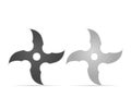 Shuriken set Royalty Free Stock Photo