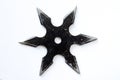 Shuriken on white background