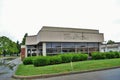 Shut down abandoned coffee shop fast food restaurant that closed due to lack of business