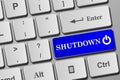 Shutdown button on keyboard