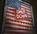 Shutdown Government Symbol