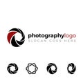 Shutter logo set for photography company