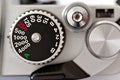 Shutter speed dial Royalty Free Stock Photo