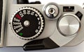 Shutter speed dial Royalty Free Stock Photo