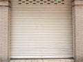 Shutter steel door - home security Royalty Free Stock Photo