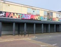 A shuttered Fantasy World Entertainment Centre.