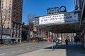 Shuttered Movie Theater and Space Available Sign at the Metro Theater on the Upper West Side in New York City Royalty Free Stock Photo