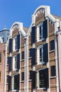 Shutters on the facade of the printing museum in Meppel