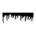 Paint drips vector element. Grunge effect Royalty Free Stock Photo