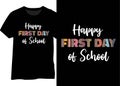 Happy First Day Of School, Teacher Student First Day At School