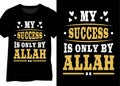 My Success Is Only By Allah, Islamic Quote