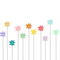 Preppy Colorful String Hippie Flower