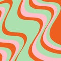 Colorful Retro Swirl Liquid Groovy Stripe Y2K Pattern