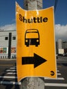 Shuttle Bus, New York City MTA Transportation Detour, Long Island City Queens, NY, USA