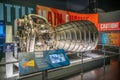 Shuttle engine inside the Shuttle Atlantis exhibit Royalty Free Stock Photo