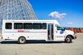 Shuttle used for carrying visitors around NASA Ames Research Center