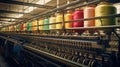 shuttle weaving textile mill